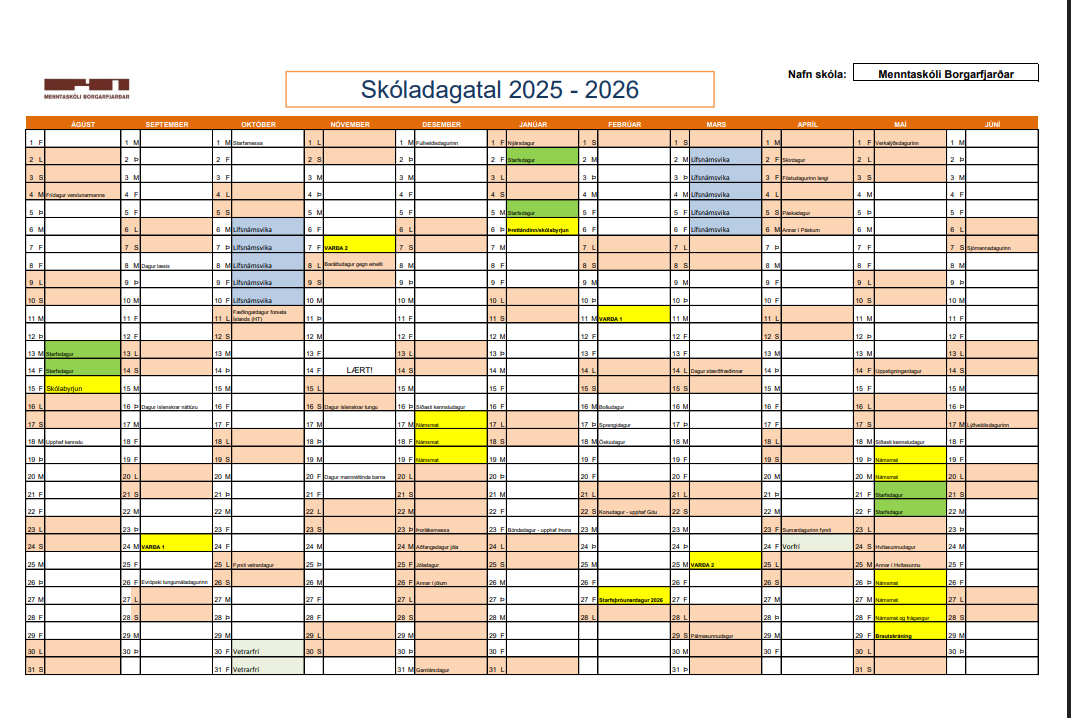 Featured image for “Skólabyrjun”